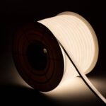 Ruban LED Néon Dimmable 220V BOBINE 50m Blanc Neutre Semi-Circulaire 180º 7.5W/m Coupe 100cm IP67