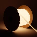Ruban LED Néon Dimmable 220V BOBINE 50m Circulaire N-FLEX14 8W/m Coupe 100cm IP65 Blanc chaud 2700K