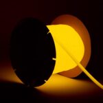 Ruban LED Néon Dimmable 220V BOBINE 50m Circulaire N-FLEX14 8W/m Coupe 100cm IP65 Orange