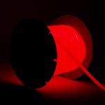 Ruban LED Néon Dimmable 220V BOBINE 50m Circulaire N-FLEX14 8W/m Coupe 100cm IP65 Rouge