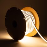 Ruban LED Néon Dimmable 220V BOBINE 50m 8W/m Coupe 100cm IP65 N-FLEX8 Blanc chaud