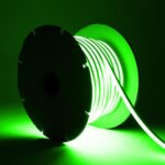 Ruban LED Néon Dimmable 220V BOBINE 50m 8W/m Coupe 100cm IP65 N-FLEX8 Vert
