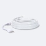 Ruban néon LED orange 220V semi-circulaire 2 m IP67 dimmable – Image 4