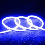 Ruban LED Néon Dimmable 220V N-FLEX8 8W/m Coupe 100cm IP65 Sur mesure Bleu 5 m 16 mm x 8 mm x 5 m