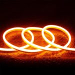 Ruban LED Néon Dimmable 220V N-FLEX8 8W/m Coupe 100cm IP65 Sur mesure Orange 25 m 16 mm x 8 mm x 25 m