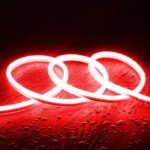 Ruban LED Néon Dimmable 220V N-FLEX8 8W/m Coupe 100cm IP65 Sur mesure Rouge 5 m 16 mm x 8 mm x 5 m