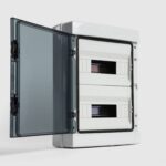 Tableau électrique modulaire étanche 24 modules IP65 blanc ABS – Image 6