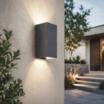 Applique murale extérieure up & down aluminium anthracite LED CCT – Image 7