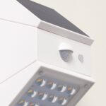 Applique murale solaire rechargeable LED blanche détecteur PIR – Image 8