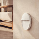 5W CCT Sélectionnable Aluminium Saillie Ronde Jade Blanc