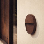 5W CCT Sélectionnable Aluminium Saillie Ronde Jade Brun