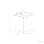 Applique Murale Extérieure LED 6W Éclairage Double Face Eros Sélectionnable (chaud-neutre) 2700K - 3200K - 4000K Gris – Image 5