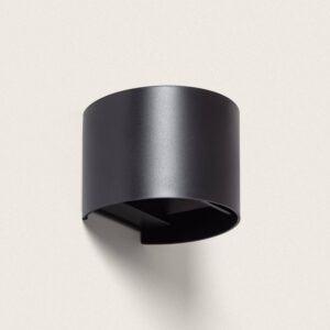 Applique Murale Extérieure LED 6W Éclairage Double Face Eros Curvy Blanc neutre 4000K