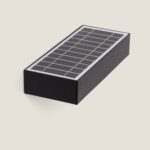Applique Murale Extérieure LED avec Détecteur de Mouvement PIR Karl Solar Blanc neutre 4000K Noir – Image 2