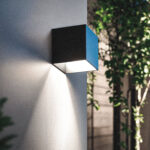 Applique murale solaire rechargeable noire alu carrée radar IP65 – Image 16