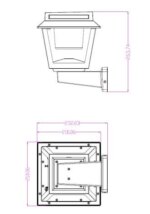 Applique Murale Solaire LED 15W Tower 100 lm/W avec Détecteur de Mouvement – Image 6