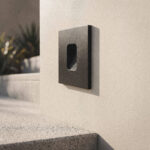 Balise murale encastrée LED carrée noir aluminium extérieur – Image 13