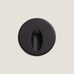 Balise Extérieure LED 3W Encastrable Oval en Aluminium Adam Blanc neutre 4000K Noir – Image 4