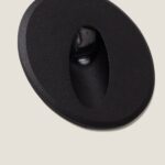 Balise Extérieure LED 3W Encastrable Oval en Aluminium Adam Blanc neutre 4000K Noir – Image 5