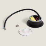Balise Extérieure LED 3W Encastrable Oval en Aluminium Adam Blanc neutre 4000K Noir – Image 7