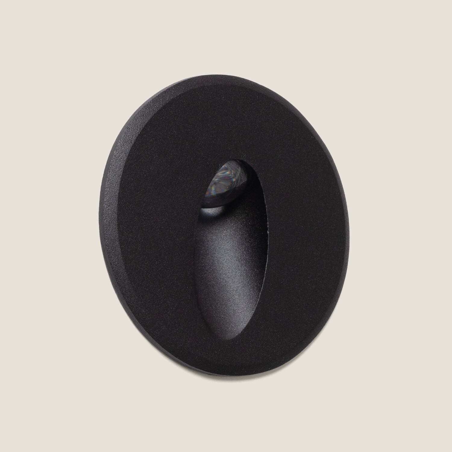 Balise Extérieure LED 3W Encastrable Oval en Aluminium Adam Blanc neutre 4000K Noir Balise Extérieure LED 3W Encastrable Oval en Aluminium Adam Blanc neutre 4000K Noir