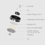 Cloche industrielle LED noire aluminium dimmable 0-10V radar – Image 10