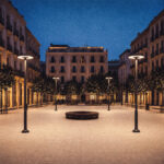 Lampadaire LED 100W Lunix 120 lm/W Blanc chaud 3000K – Image 2