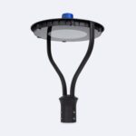 Lampadaire LED 50W 120 lm/W avec capteur crépusculaire Luxia