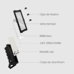 Projecteur LED 200W 145 lm/W IP65 HE PRO Dimmable Blanc neutre 4000K