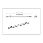 Réglette LED étanche 120 cm IP65 raccordable blanche – Image 6