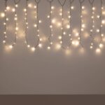 Rideau de Guirlandes LED Short Noir