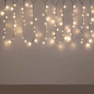 Rideau de Guirlandes LED Short Noir