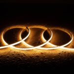 Ruban LED 24V WCOB 252 LED/m 5m 12W/m 1080lm/m Largeur 10mm FreeCut IP65 CRI90 SILICONE FLEX Blanc chaud 3000K