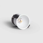 Spot Downlight LED 10W Coupe Ø 63 mm Deep Blanc chaud 2700K Blanc