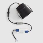 Spot encastrable extérieur noir aluminium Ø75 mm IP65 – Image 11