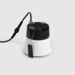 Spot encastrable extérieur LED blanc aluminium circulaire IP65 – Image 8