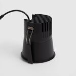 Spot encastrable LED extérieur noir alu Ø90 IP65 – Image 10