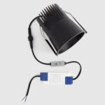 Spot encastré extérieur LED noir aluminium Ø90 IP65 – Image 11